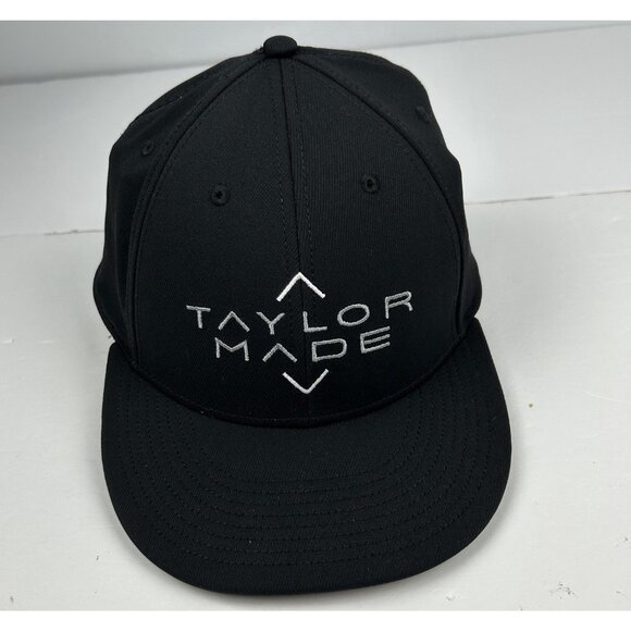 TaylorMade Snapback Hat Lifestyle Golf Cap Black - Picture 2 of 9